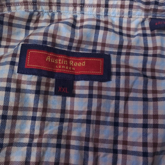 Austin Reed London Plaid Big & Tall Size Shirt - Picture 4 of 11